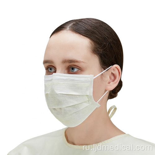 Одноразовая 3-слойная нетканая маска для лица оптом